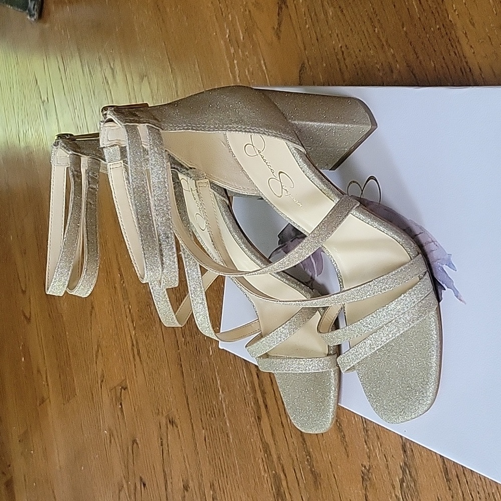Jessica Simpson Sardona glitter heels